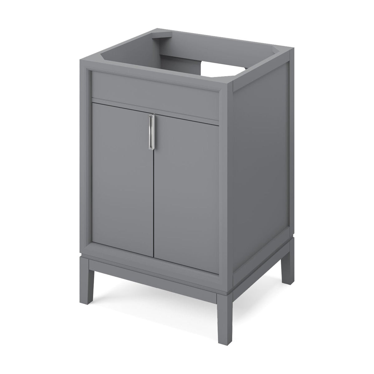Theodora 24" Single Bowl Freestanding Bathroom Vanity, Grey