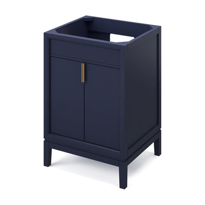 Theodora 24" Single Bowl Freestanding Bathroom Vanity, Hale Blue