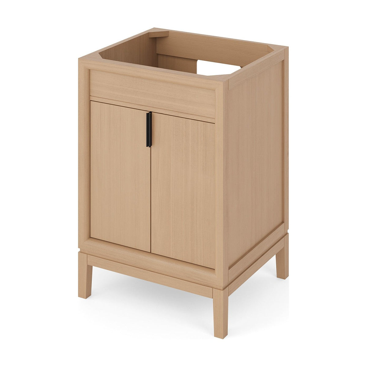 Theodora 24" Single Bowl Freestanding Bathroom Vanity, Natural Oak