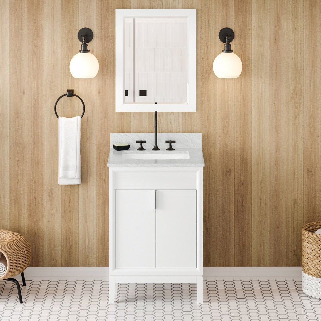 Theodora 24" Single Bowl Freestanding Bathroom Vanity, alternate view