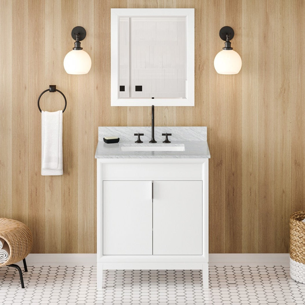 Theodora 30" Single Bowl Freestanding Bathroom Vanity, alternate view