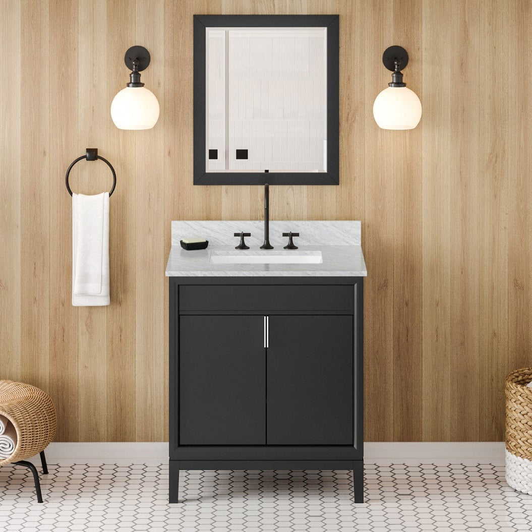 Theodora 30" Single Bowl Freestanding Bathroom Vanity, alternate view