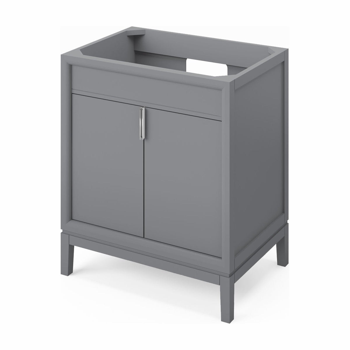 Theodora 30" Single Bowl Freestanding Bathroom Vanity, Grey