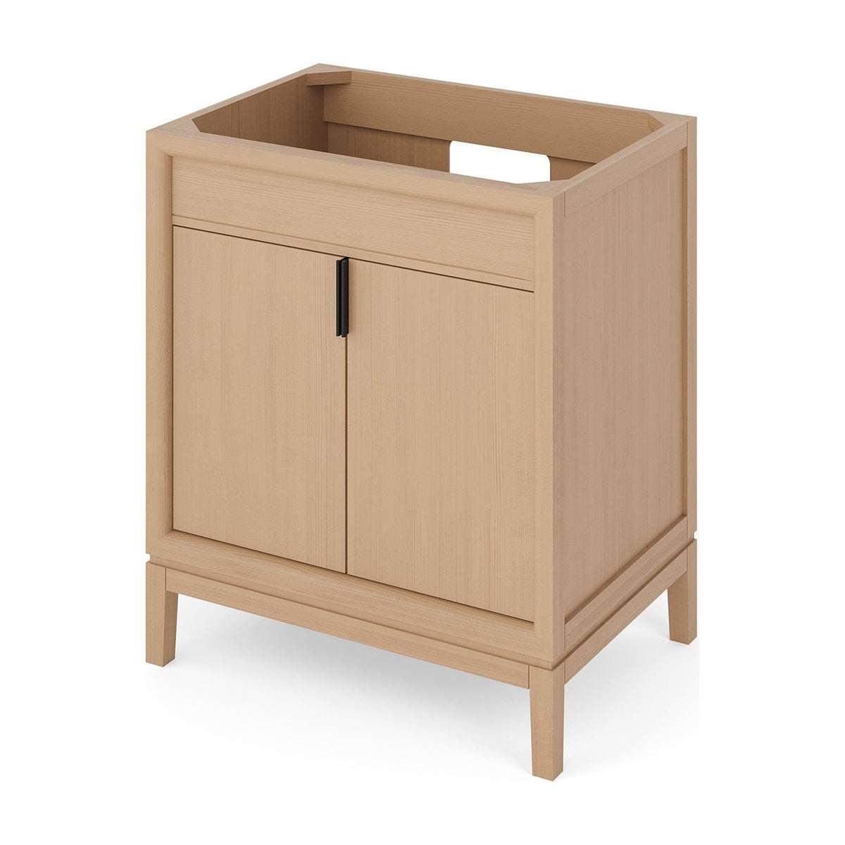 Theodora 30" Single Bowl Freestanding Bathroom Vanity, Natural Oak
