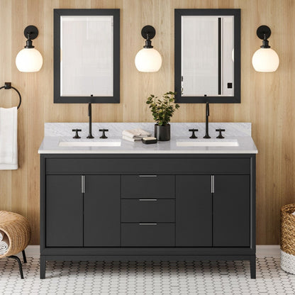 Theodora 60" Double Bowl Freestanding Bathroom Vanity, alternate view