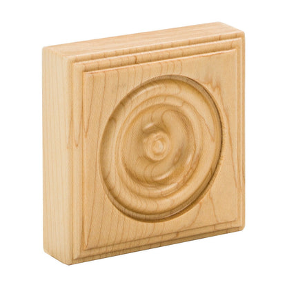 Traditional Wood Rosette, alternate view