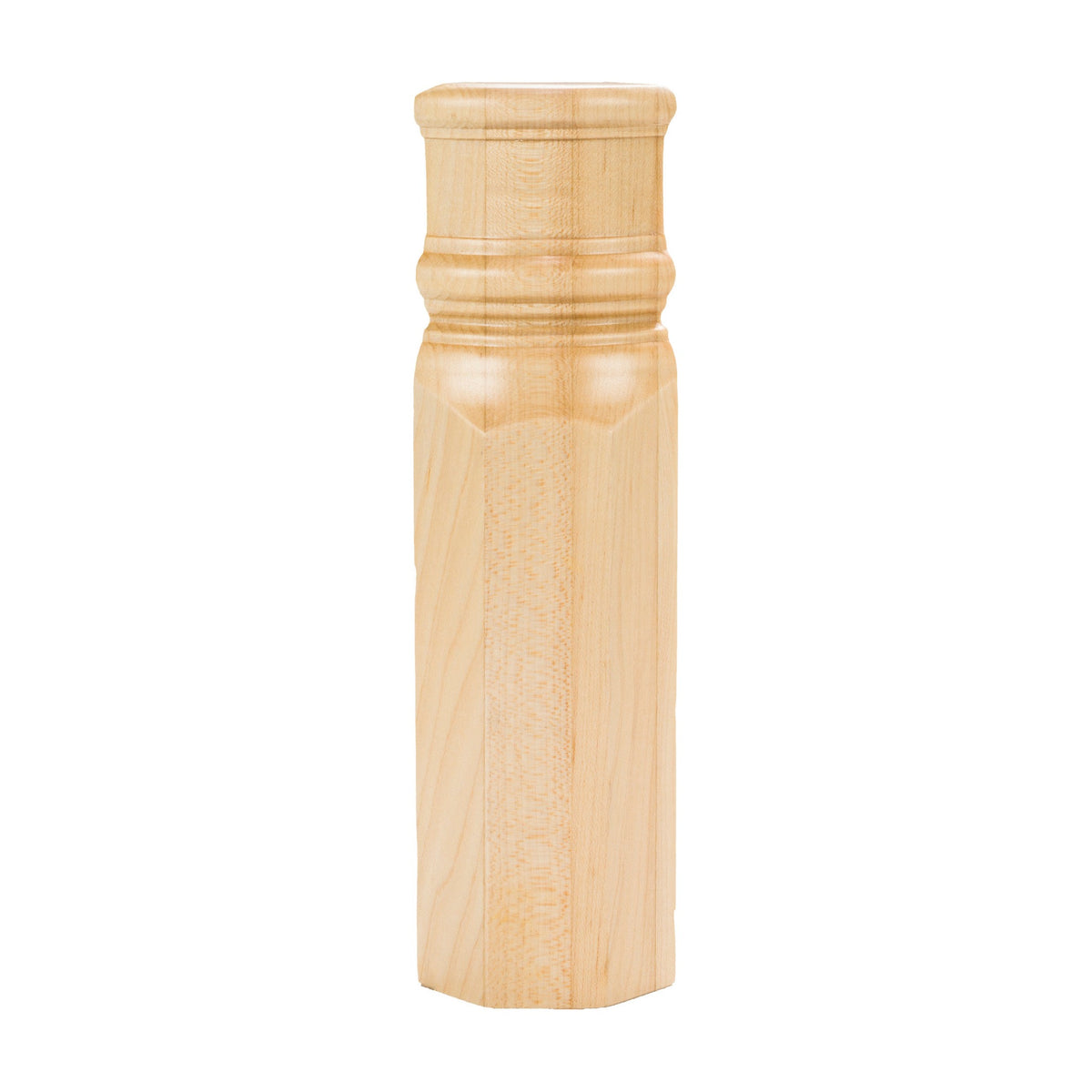 Traditional Wood Transition Block with Beveled Edge, 2-7/8" x 1-7/8" x 9-7/8"
