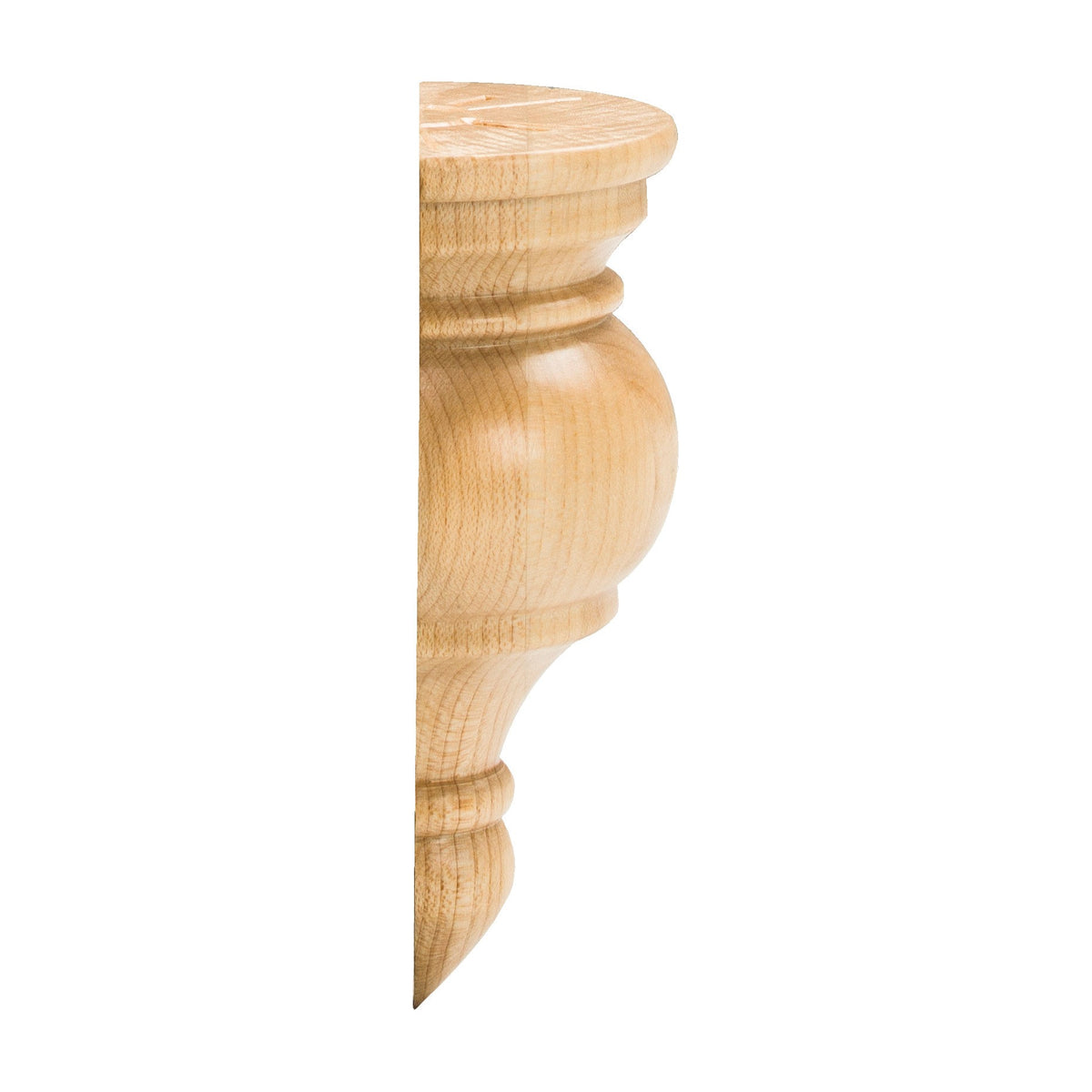 Traditional Wood Transition Finial, alternate view