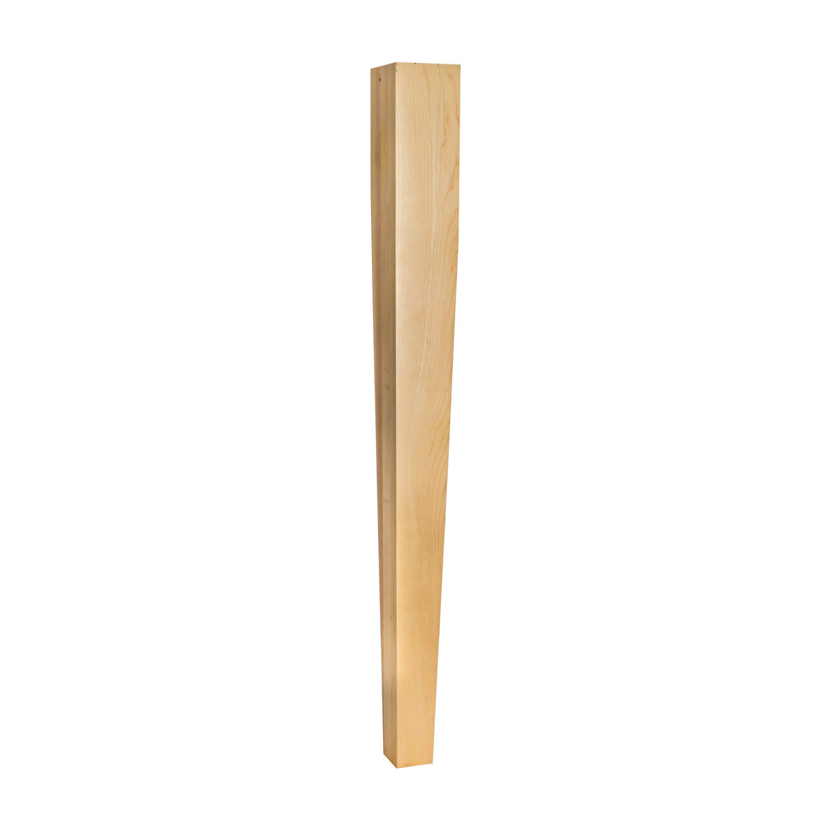 Two Side Tapered Wood Post, 3-1/2" x 3-1/2" x 35-1/2"