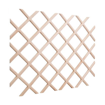 Valentino Alder Wine Bottle Lattice in Maple