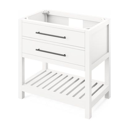 Wavecrest 36" Single Bowl Freestanding Bathroom Vanity, White