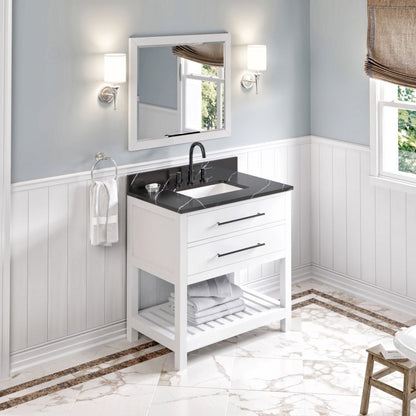 Wavecrest 36" Single Bowl Freestanding Bathroom Vanity, alternate view