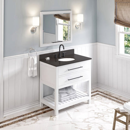 Wavecrest 36" Single Bowl Freestanding Bathroom Vanity, alternate view