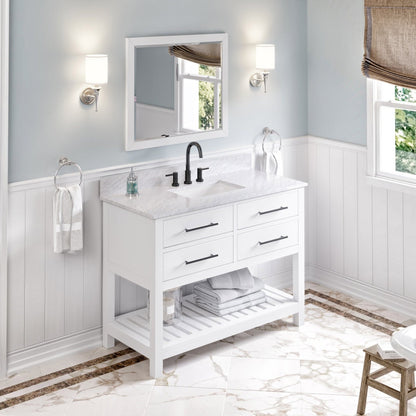Wavecrest 48" Single Bowl Freestanding Bathroom Vanity, alternate view