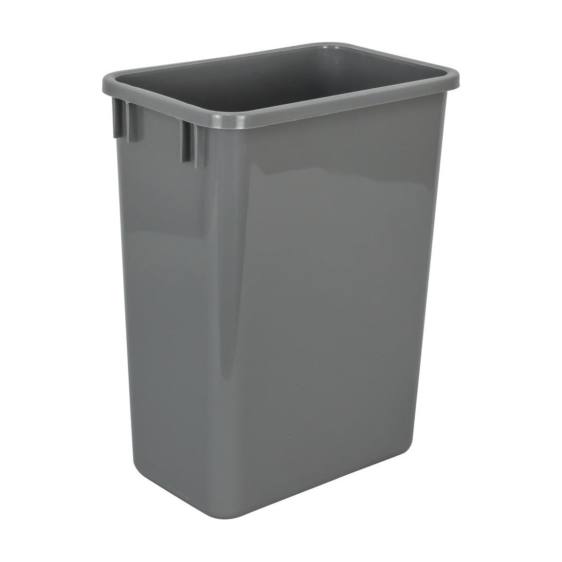 Wendeline 35 Quart Plastic Waste Container in Grey