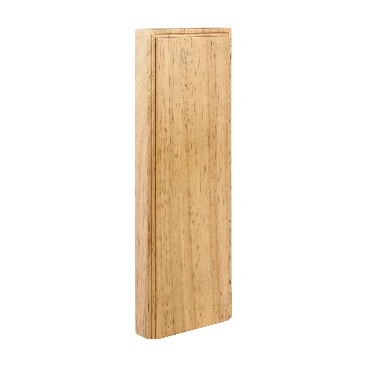 Wood Plinth Block, 10" x 3-1/2" x 7/8"