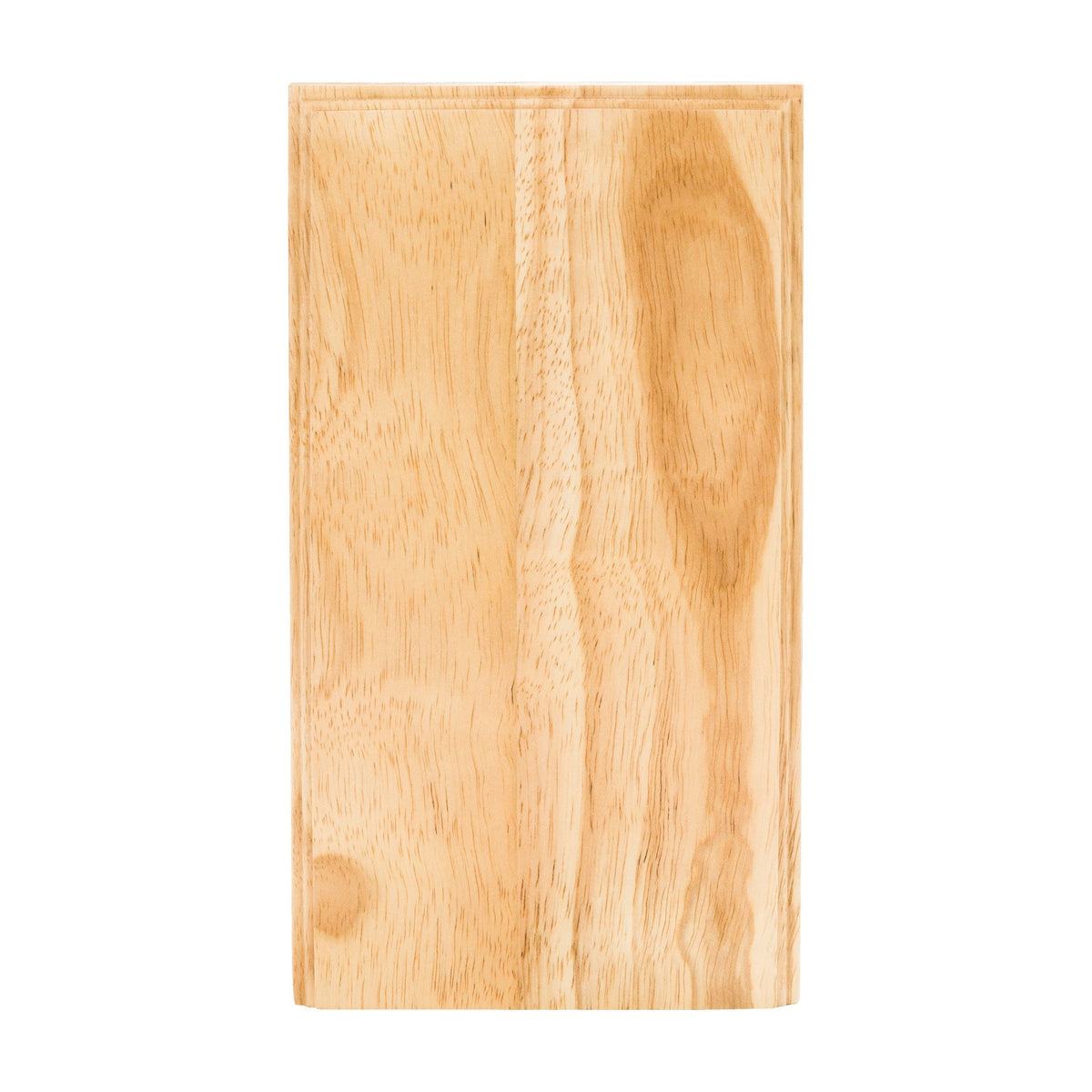 Wood Plinth Block, 10" x 5-1/2" x 7/8"