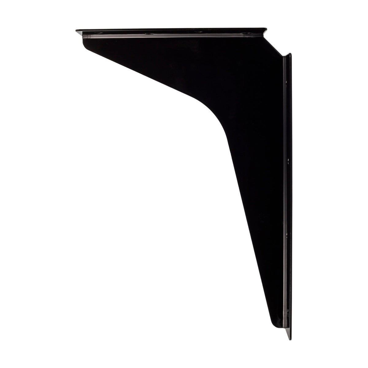 Workstation Bracket, Sold by the Pair, 8" x 12", Black