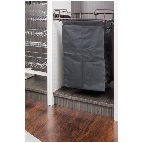Xiomara Pullout Canvas Hamper with Removable Laundry Bag