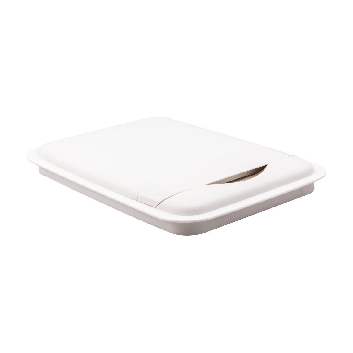 Ysolde Lid for 50 Quart Plastic Waste Container in White