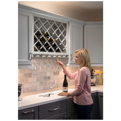 Ziggy Maple Wine Bottle Lattice