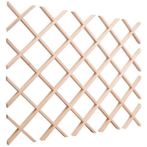 Ziggy Maple Wine Bottle Lattice