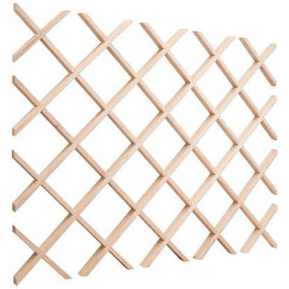 Ziggy Maple Wine Bottle Lattice