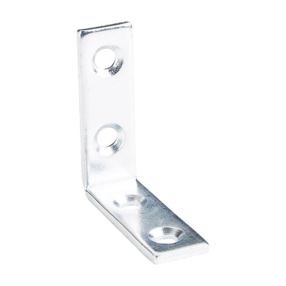 Zinc Plated Corner Brace, 1-1/2" x 1-1/2"