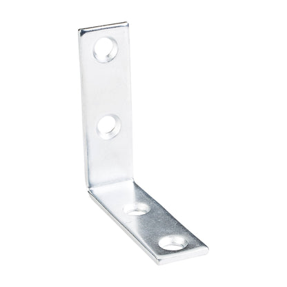 Zinc Plated Corner Brace, 2" x 2"