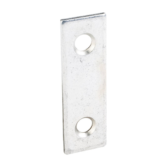 Zinc Plated Mending Plate, 2" x 5/8"