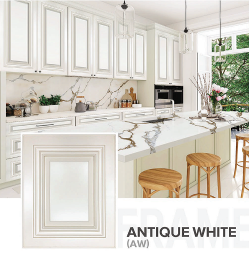 HC-Antique White Raised Panel