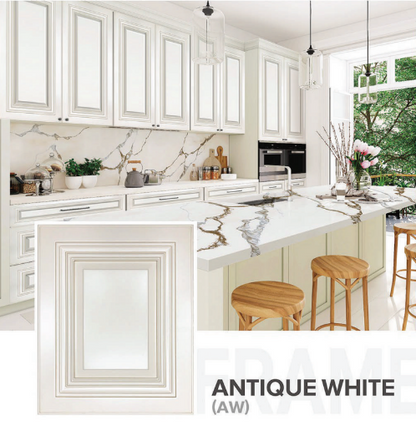 HC-Antique White Raised Panel