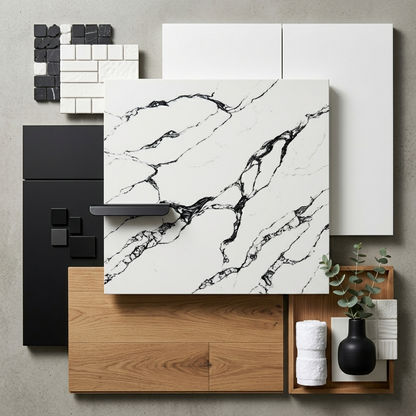 HC-Calacatta Aurora Quartz Slab