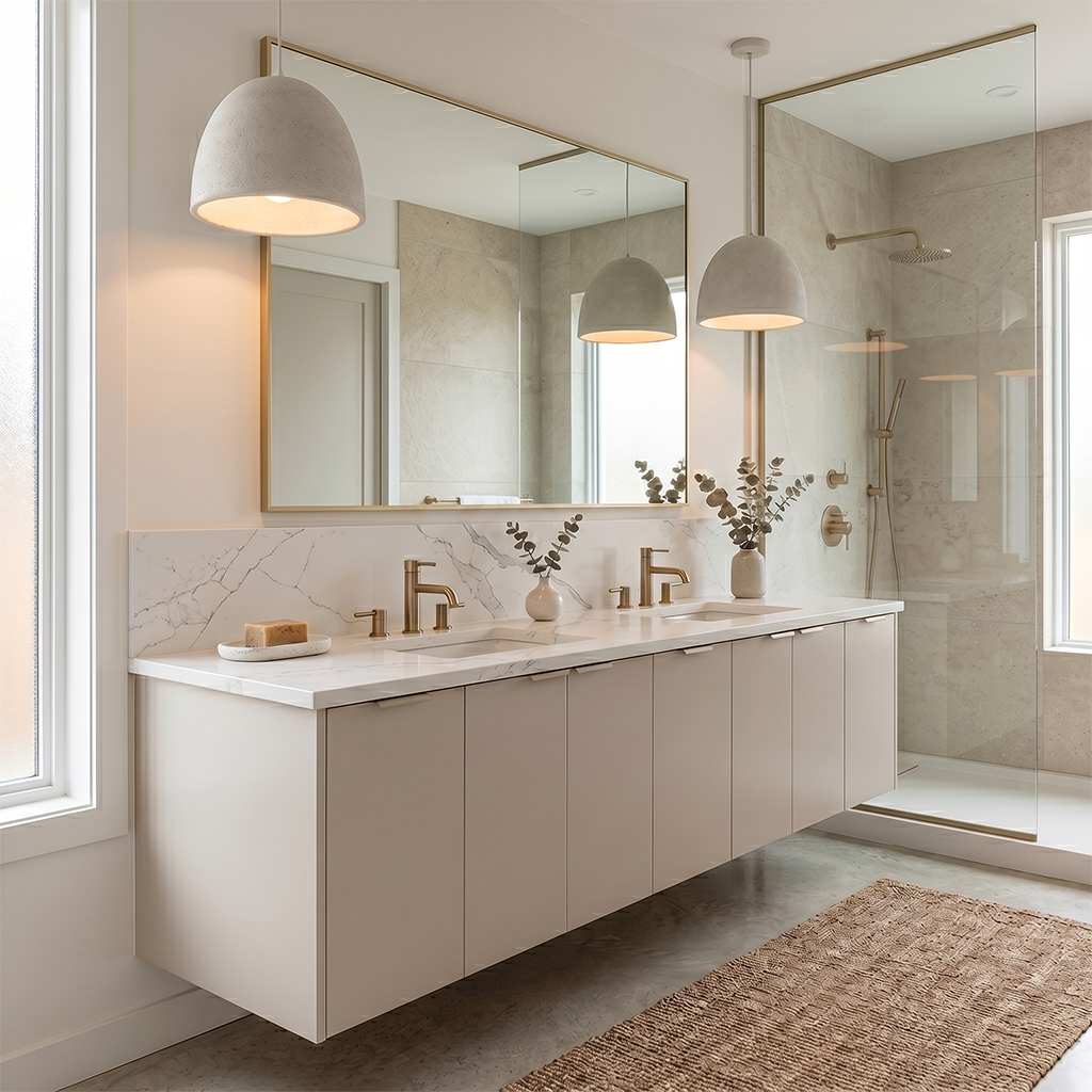 HC-Calacatta Breeze Quartz Slab