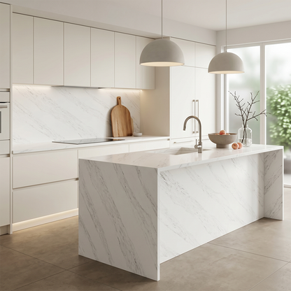 HC-Calacatta Jupiter Quartz Slab
