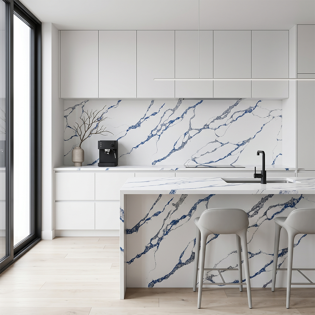 HC-Calacatta Millan Quartz Slab