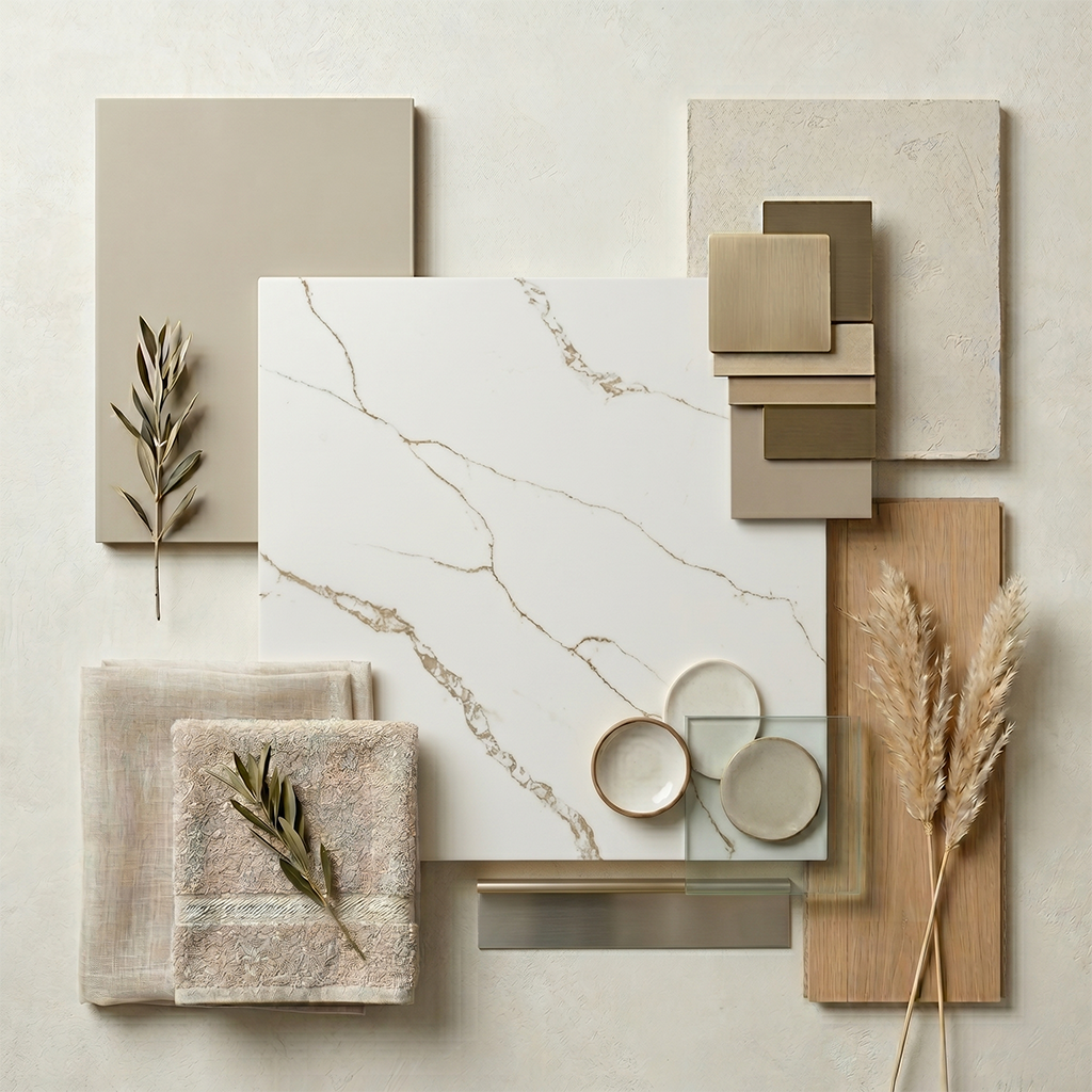 HC-Calacatta Nova Quartz Slab