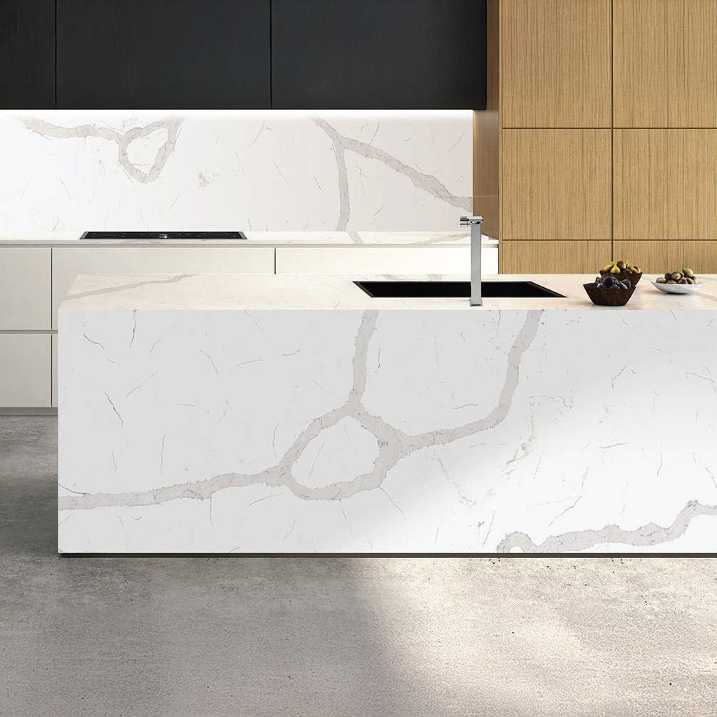 HC-Calacatta Quartz Slab