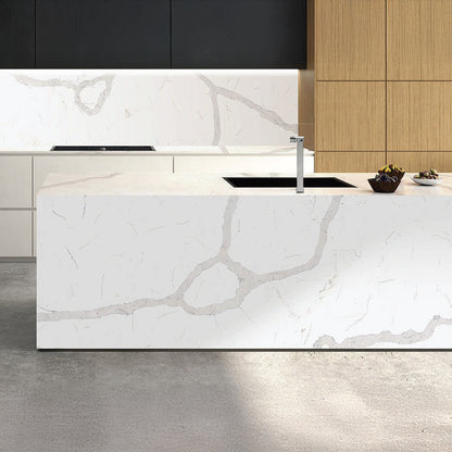 HC-Calacatta Quartz Slab