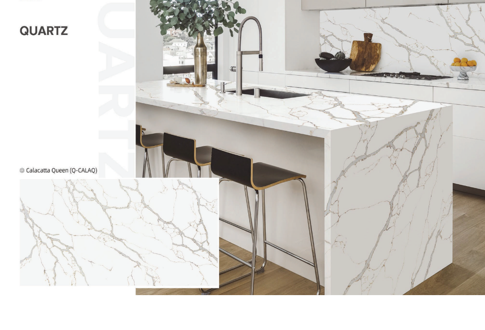 HC-Calacatta Queen Quartz Slab