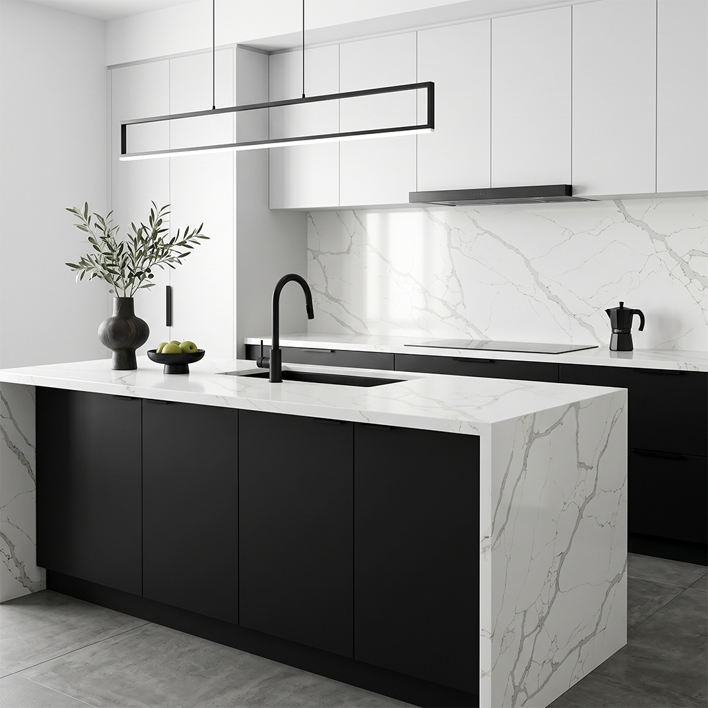 HC-Calacatta Queen Quartz Slab