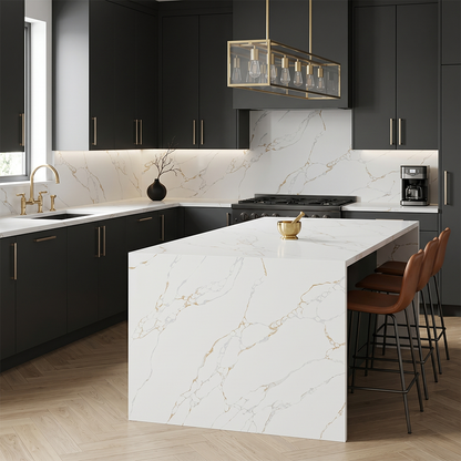 HC-Calacatta X Quartz Slab