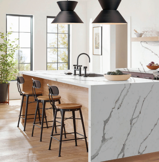 HC-Calacatta Zeus Quartz Slab