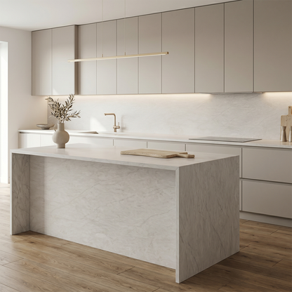 HC-Taj Light Quartz Slab