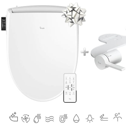 Azure Pond Elongated Bidet Toilet Seat