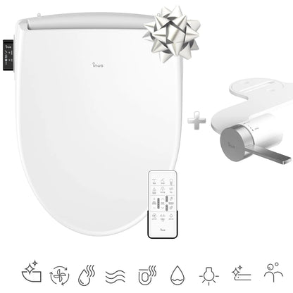 Azure Pond Elongated Bidet Toilet Seat