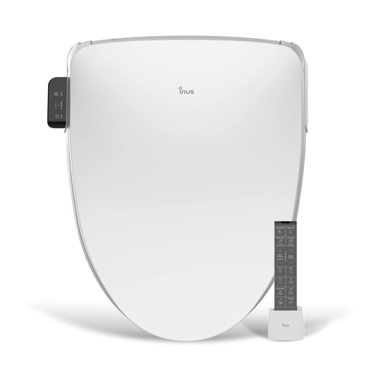 Sea Mist Elongated Bidet Toilet Seat