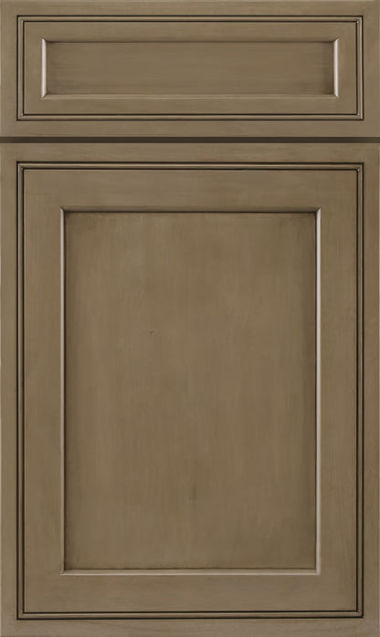 H-Series Hazel kitchen cabinet door sample in solid birch, American framed full overlay, JK Collection