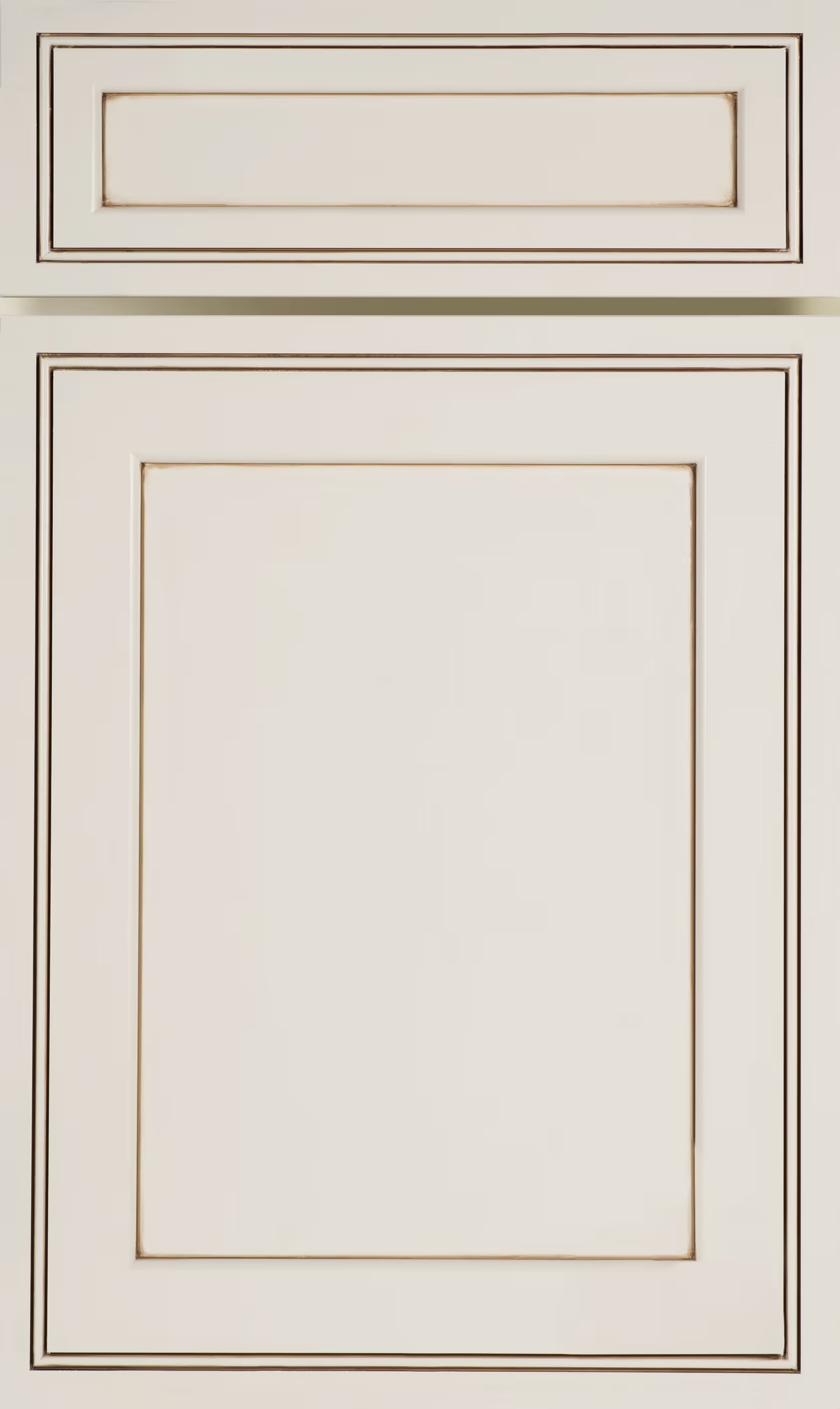 H-Series Pearl Glazed kitchen cabinet door sample in solid birch, American framed full overlay, JK Collection