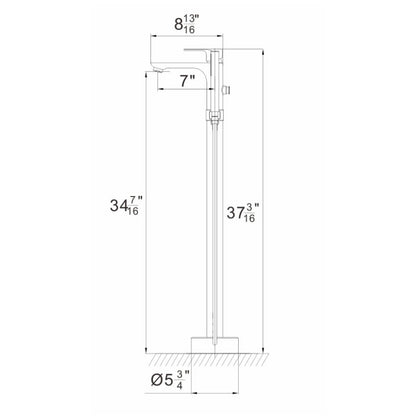 Albin Freestanding Tub Faucet